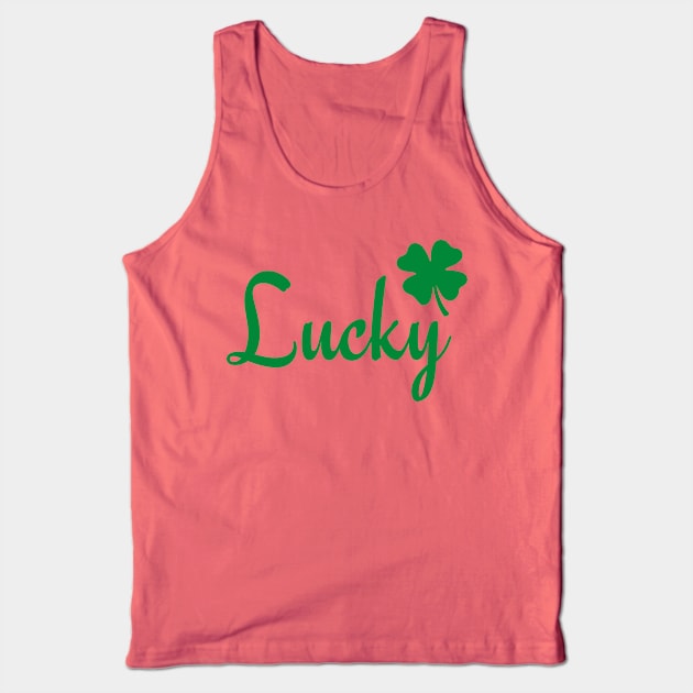 Lucky Clover Tank Top by Suprise MF